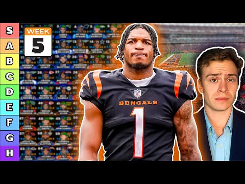 Thumbnail for Top 70 WR & RB Rankings - Week 5 Fantasy Football