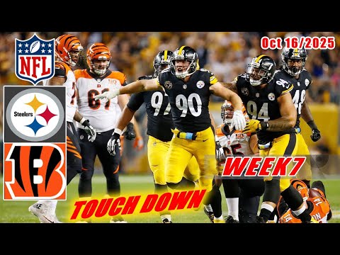 Thumbnail for Bengals Vs. Steelers Week 7 FULL GAME | NFL Highlights | Season 2025