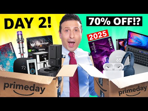 Thumbnail for Top 50 NEW October Amazon Prime Day 2025 Deals (DAY 2!) 🔥 UPDATED HOURLY!