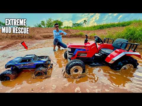 Thumbnail for My RC Mahindra Novo Tractor Got Stuck in Heavy Mud Will it Survive ? - Chatpat toy TV