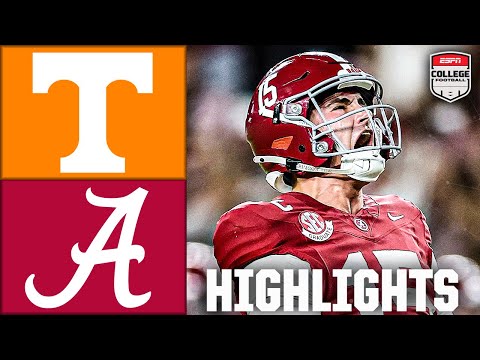 Thumbnail for Tennessee Volunteers vs. Alabama Crimson Tide | Full Game Highlights | ESPN CFB