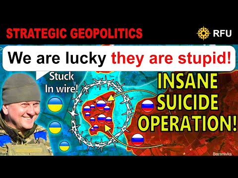 Thumbnail for RAZOR WIRE MASSACRE: Entire Russian Platoon Gets Stuck in Razor Wire and Dies! | RFU News