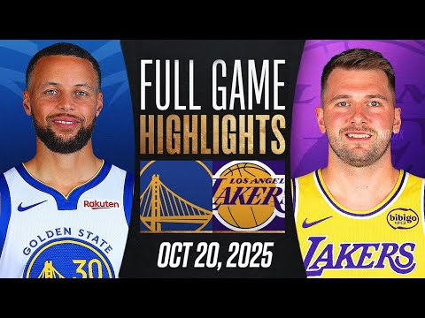 Thumbnail for WARRIORS vs LAKERS FULL GAME HIGHLIGHTS | October 20, 2025 | NBA Opening Night | NBA 2K26 GAMEPLAY