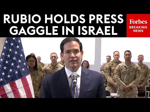 Thumbnail for FULL GAGGLE: Marco Rubio Takes Reporters' Questions During Trip To Israel