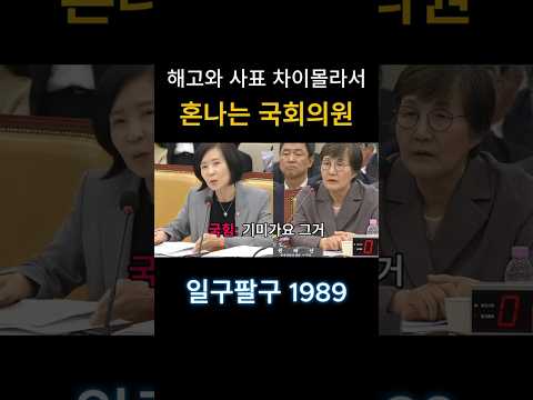 Thumbnail for 해고와 사표 차이를 모르는 국회의원