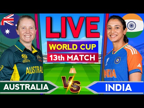 Thumbnail for 🔴LIVE - India Women's vs Australia Women's Live | World Cup Live | Ind W vs Aus W Live Match Today