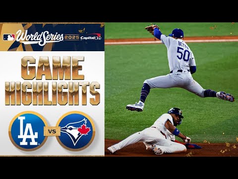 Thumbnail for Dodgers vs. Blue Jays World Series Game 1 Highlights (10/24/25) | MLB Highlights