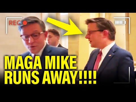 Thumbnail for MAGA Mike RUNS AWAY from PRESS in UTTER PANIC Over Questions