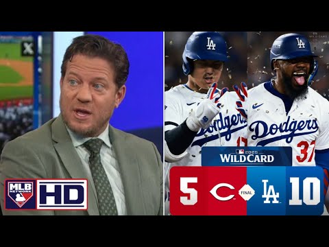 Thumbnail for MLB Network BREAKDOWN Shohei Ohtani homers twice as Dodgers beat Reds 10-5 in Game 1 NL Wild Card