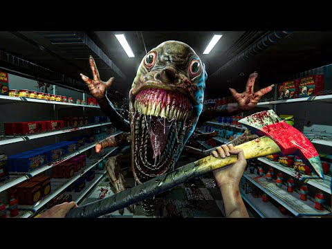 Thumbnail for This Game blends Supermarket Simulator with HORROR... And its GREAT!