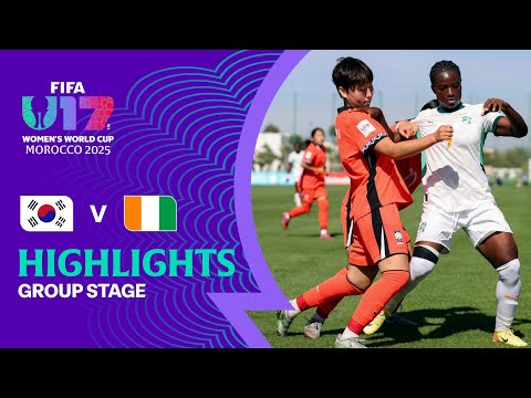Thumbnail for Korea Republic v Côte d'Ivoire Highlights | FIFA U-17 Women's World Cup Morocco 2025™
