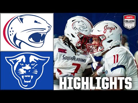 Thumbnail for South Alabama Jaguars vs. Georgia State Panthers | Full Game Highlights | ESPN CFB