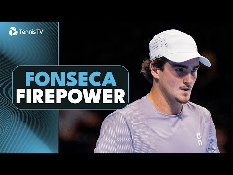 Thumbnail for Joao Fonseca UNLEASHES Thunderbolts ⚡ vs Mpetshi Perricard | Basel 2025 Highlights