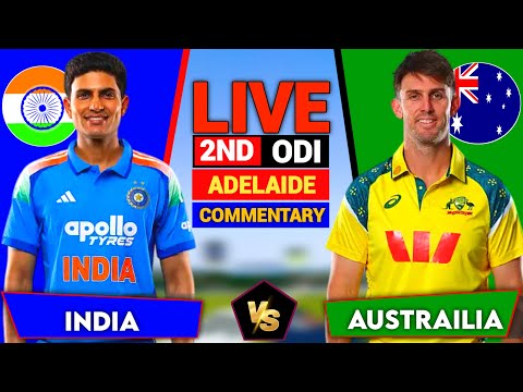 Thumbnail for Live: India vs Australia,2nd ODI 2025 | Live Cricket Score & Commentary, IND vs AUS live match today
