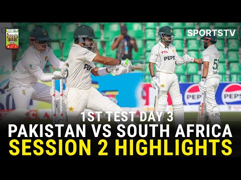Thumbnail for Session 2 Highlights | Pakistan vs South Africa Test Series 2025 | 1st Test Day 3 | PCB | M3U1U