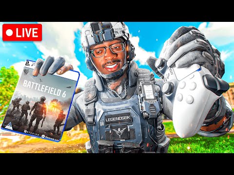 Thumbnail for the #1 BATTLEFIELD 6 Player in the WORLD (giveaways all night)