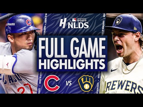 Thumbnail for Chicago Cubs vs Milwaukee Brewers - GAME 2 FULL HIGHLIGHTS | October 6, 2025 MLB Playoffs