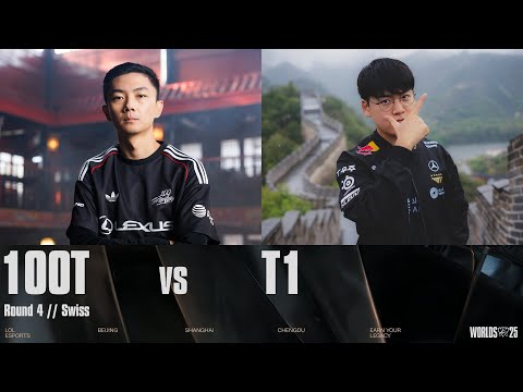 Thumbnail for 100T vs T1 | WORLDS 2025 | Swiss | Game 1 | 100 Thieves vs T1
