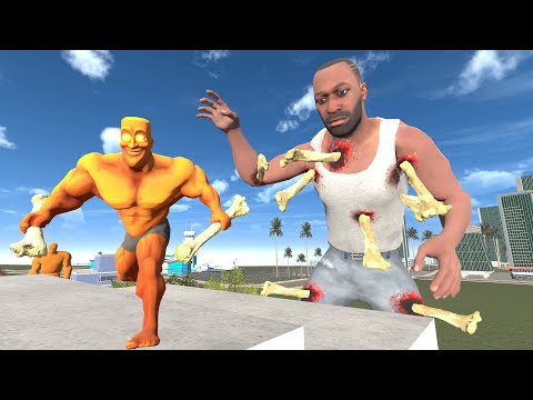 Thumbnail for Franklin Broke Every Bone With Brainrots In Indian Bike Driving 3d