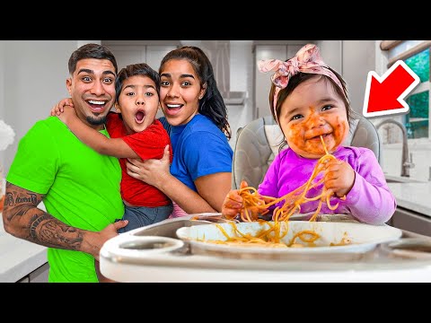 Thumbnail for Our Baby Tries Real Food For The FIRST TIME! 