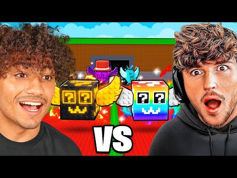 Thumbnail for INSANE Lucky Block Race In Steal A Brainrot..
