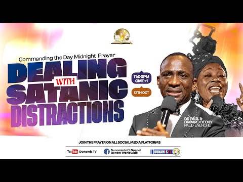 Thumbnail for COMMANDING THE DAY MID-NIGHT PRAYER || DEALING WITH SATANIC DISTRACTIONS || 13-10-2025