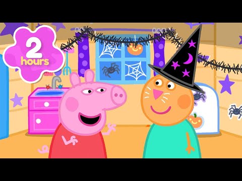 Thumbnail for Decorating the Clubhouse for HALLOWEEN 👻 Scary Decorations! 🕷️ Peppa Pig Full Episodes | 2 Hours