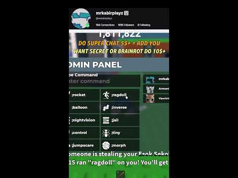 Thumbnail for STEAL A BRAINROT GIVEAWAY LIVE | DOING 1v1 PVP WITH FRIEND