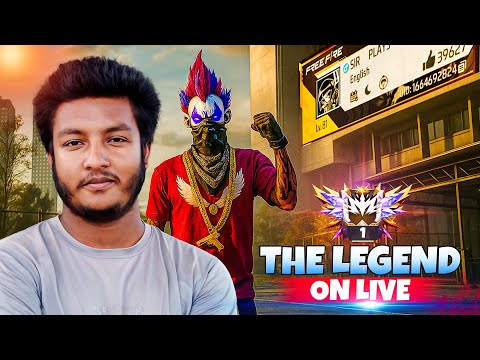 Thumbnail for Bronze To Grandmaster Challenge in Br Rank 😲 Free Fire Live || The Sniper Legend || SIR PLAYS YT