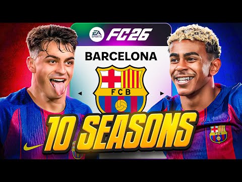 Thumbnail for I Takeover Barcelona for 10 Seasons… in FC 26