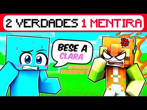 Thumbnail for Jugamos 2 VERDADES y 1 MENTIRA en Minecraft!