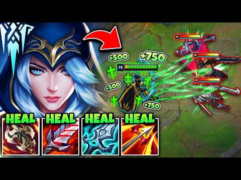 Thumbnail for Ashe but I have healing Arrows that make me invincible (FULL LIFESTEAL BUILD)