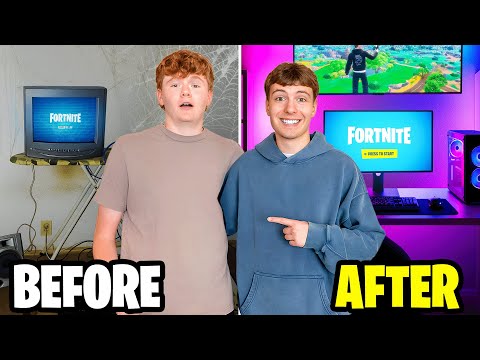Thumbnail for Surprising a NOOB FAN with his DREAM Gaming Setup!