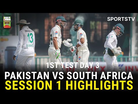 Thumbnail for Session 1 Highlights | Pakistan vs South Africa Test Series 2025 | 1st Test Day 3 | PCB | M3U1U