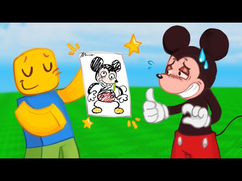 Thumbnail for MICKEY plays ROBLOX DRAW ME