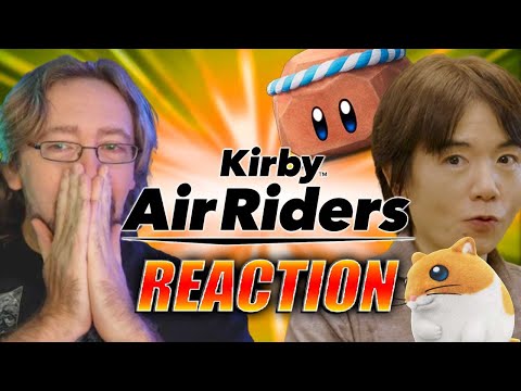 Thumbnail for Sakurai is cookin'...MAX REACTS: Kirby Air Riders (Direct 2)