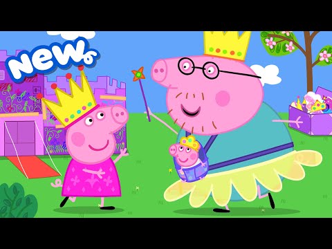 Thumbnail for Peppa Pig Tales 2025 🍼 Daddy Pig Babysits EVIE! 🪄 Fun PRINCESS Party! 👑 BRAND NEW Peppa Pig Episodes