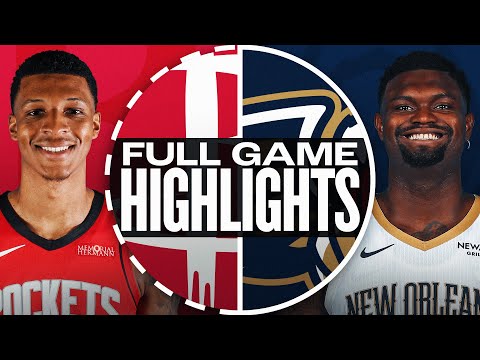 Thumbnail for ROCKETS at PELICANS | FULL GAME HIGHLIGHTS | October 14, 2025
