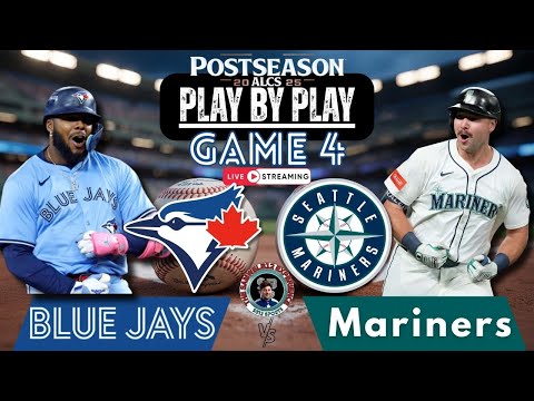 Thumbnail for 🧢 LIVE:  Toronto Blue Jays vs Seattle Mariners MLB ALCS Game 4 Play by Play & Reactions!