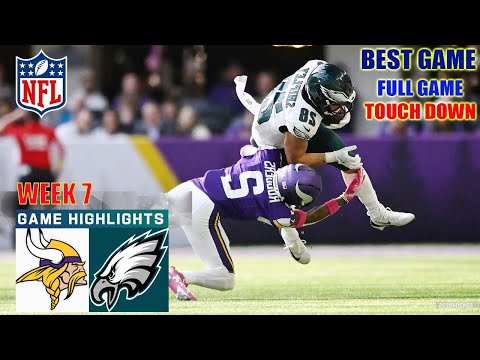 Thumbnail for Philadelphia Eagles Vs. Minnesota Vikings [Week 7] | FULL  GAME | NFL Highlights 2025