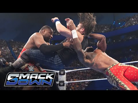 Thumbnail for The Street Profits challenge The Wyatt Sicks for the WWE Tag Team Title: SmackDown, Oct. 10, 2025