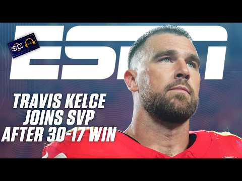 Thumbnail for Travis Kelce talks Chiefs’ win vs. Lions, KC’s outlook with Rashee Rice returning | SC with SVP