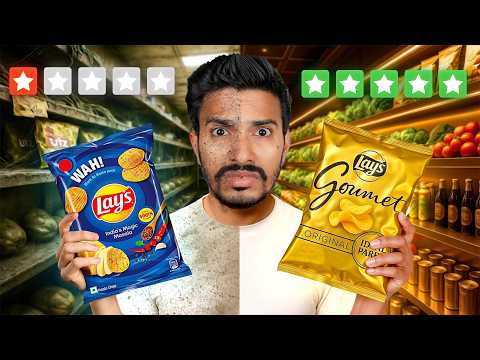Thumbnail for We Tried 1star vs 5 star Supermarket Food ! Shocking Results😱