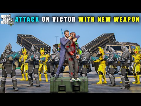 Thumbnail for GTA 5 : MICHAEL POWERFUL ATTACK ON VICTOR WITH NEW WEAPON || BB GAMING
