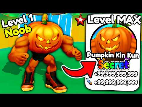 Thumbnail for Starting Over as NOOB with Pumpkin Kin Kun SECRET in Brainrot Evolution!