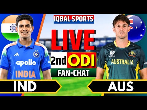 Thumbnail for Live: India vs Australia, 2nd ODI | 2nd Innings | Live Match Today | IND vs AUS Live | Iqbal Sports