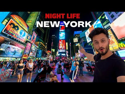 Thumbnail for Night life in World’s Richest City | NEW YORK 🇺🇸😍