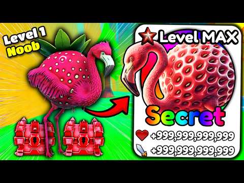 Thumbnail for Starting Over as NOOB with Only Strawberelli Flamingelli in Brainrot Evolution (Roblox)