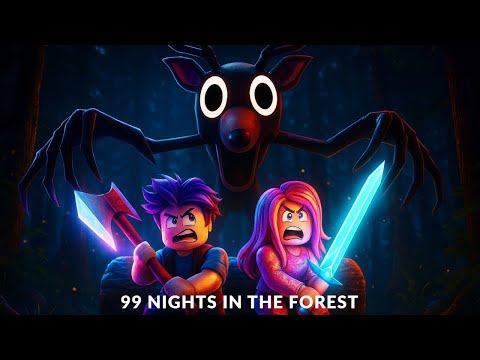 Thumbnail for 99 NOCHES EN EL BOSQUE_ROBLOX 😍! (99 Nights in The Forest) #roblox  #shorts