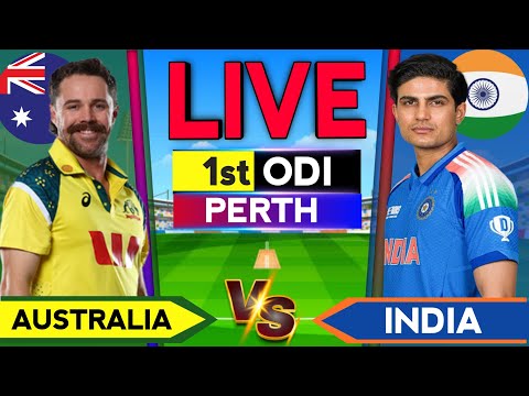 Thumbnail for 🔴Live - India vs Australia 1st odi | Ind vs Aus Full Commentary & Score Updates | Ind vs Aus Live